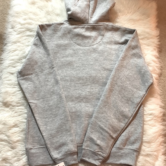 NWT Genuine Merchandise cotton blend sweatshirt hoodie blue logo left size M - Picture 3 of 9